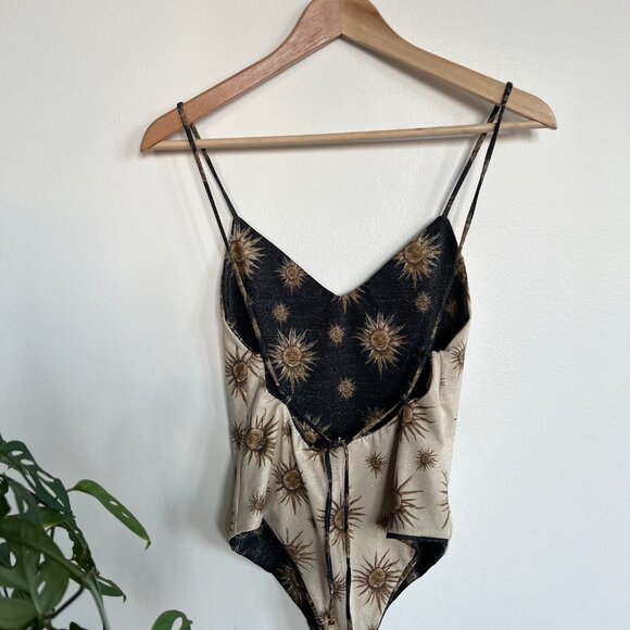 "SEA SALT" sun print one piece swimsuit (Reversible) - Size L - Picture 2 of 7